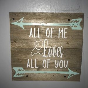 Customized wood signs